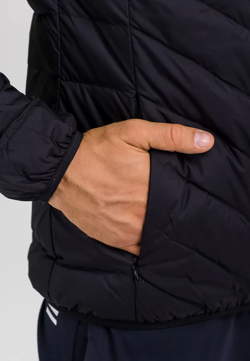 Пуховик мужской EA7 Emporio Armani черного цвета