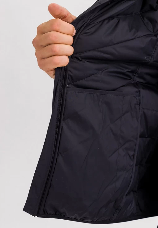 Пуховик мужской EA7 Emporio Armani черного цвета