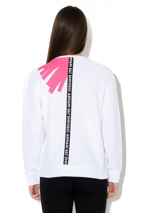 Світшот жіночий EA7 Emporio Armani білого кольору (3KTM54 TJ6PZ 1100)