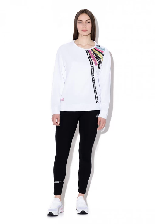 Світшот жіночий EA7 Emporio Armani білого кольору (3KTM54 TJ6PZ 1100)