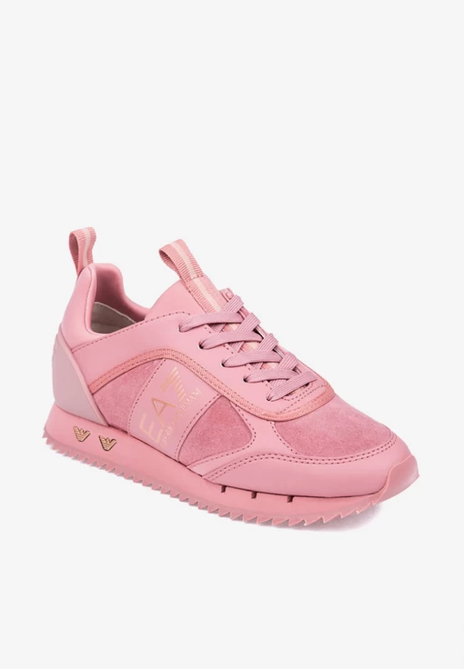 Кроссовки женские EA7 Emporio Armani розового цвета