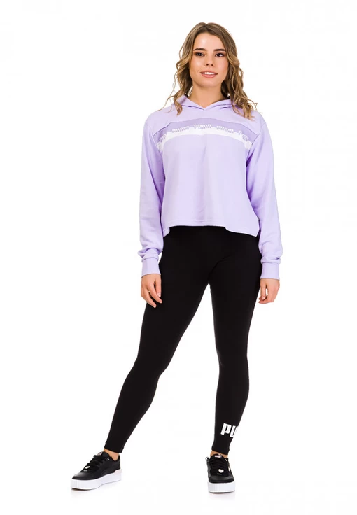 Леггинсы женские Puma ESS Logo Leggings черного цвета