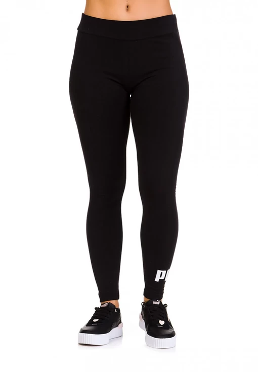 Леггинсы женские Puma ESS Logo Leggings черного цвета