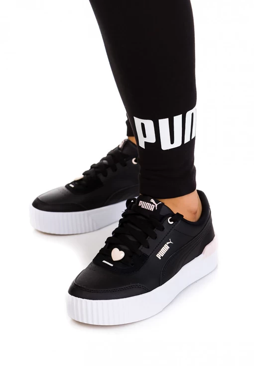 Леггинсы женские Puma ESS Logo Leggings черного цвета