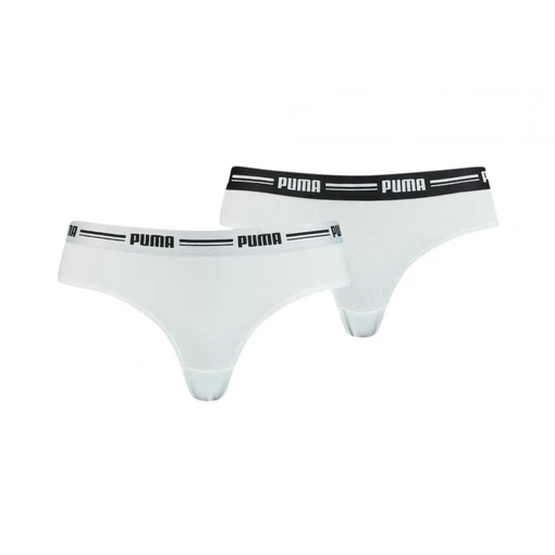 Жіноча нижня білизна Puma Women Brazilian 2P Pack білого кольору