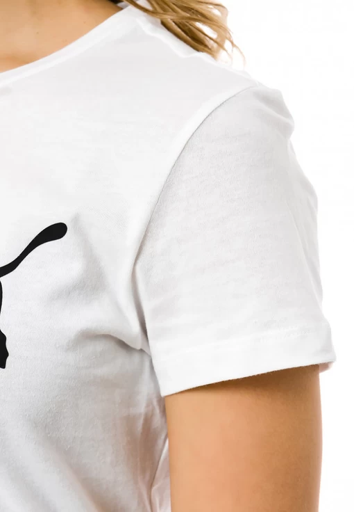 Футболка жіноча Puma ESS Logo Tee білого кольору
