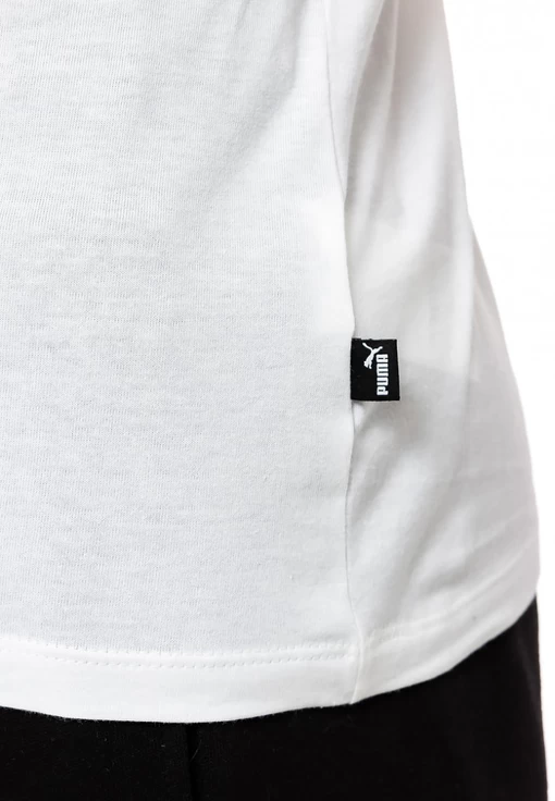 Футболка жіноча Puma ESS Logo Tee білого кольору