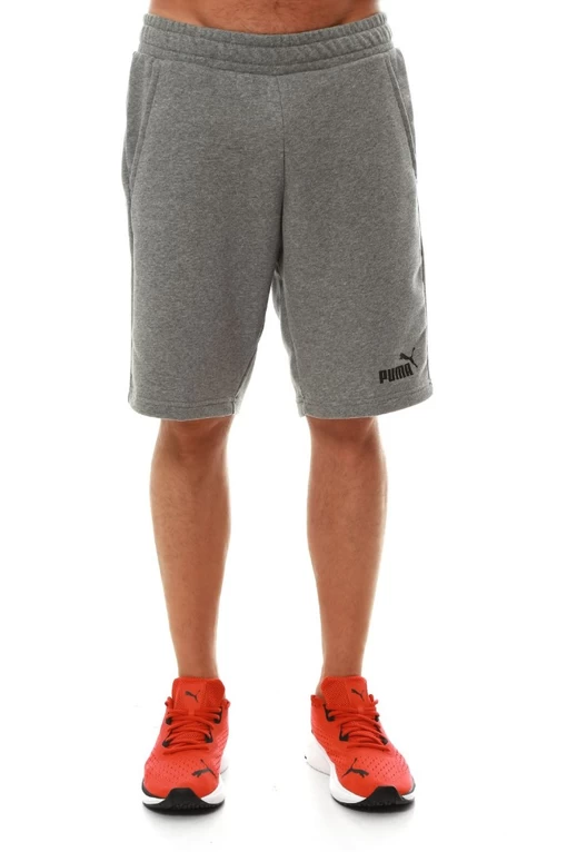 Шорты спортивные мужские Puma ESS Shorts серого цвета