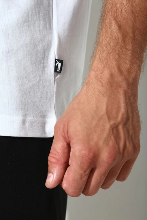 Футболка чоловіча Puma ESS Small Logo Tee білого кольору