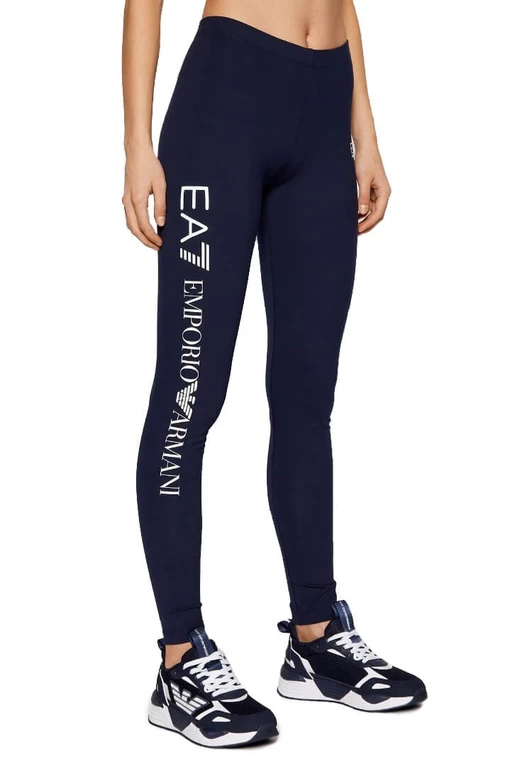 Легінси EA7 Emporio Armani темно-синього кольору