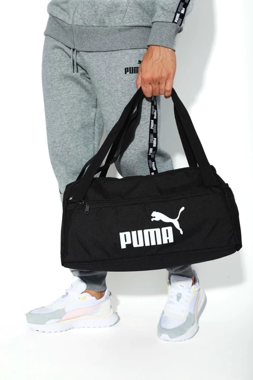Сумка мужская-женская Puma PHASE SPORTS BAG черного цвета