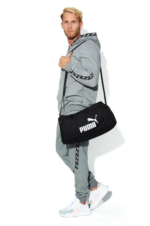 Сумка мужская-женская Puma PHASE SPORTS BAG черного цвета