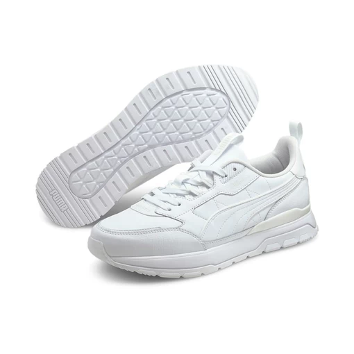 Кросівки чоловічі-жіночі Puma R78 Trek Lth білого кольору