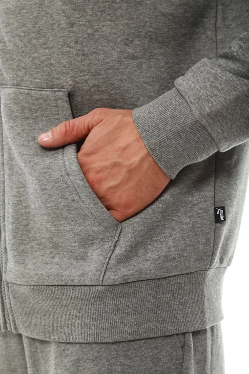 Олімпійка чоловіча Puma Essentials Men's Track Jacket сірого кольору