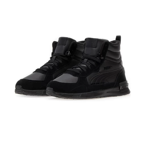 Кроссовки мужские-женские Puma Graviton Mid черного цвета