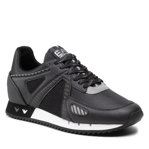 Кроссовки мужские-женские EA7 Emporio Armani черного цвета
