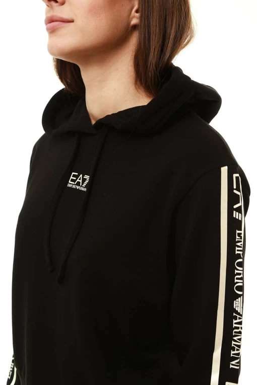 Толстовка жіноча EA7 Emporio Armani чорного кольору (6KTM08 TJAVZ 1200)