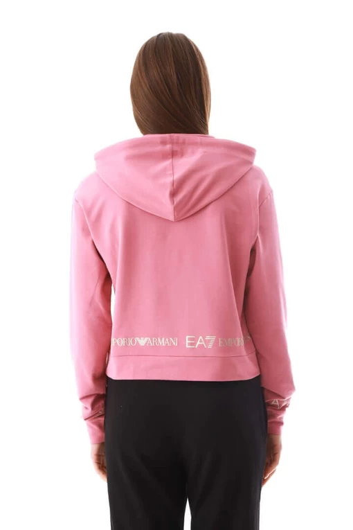 Толстовка жіноча EA7 Emporio Armani рожевого кольору (3LTM09 TJCQZ 1413)