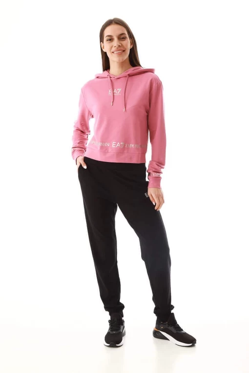 Толстовка жіноча EA7 Emporio Armani рожевого кольору (3LTM09 TJCQZ 1413)