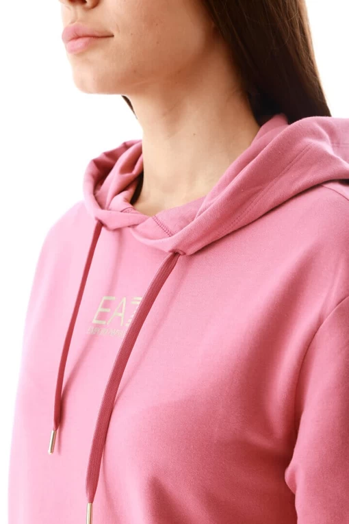 Толстовка жіноча EA7 Emporio Armani рожевого кольору (3LTM09 TJCQZ 1413)