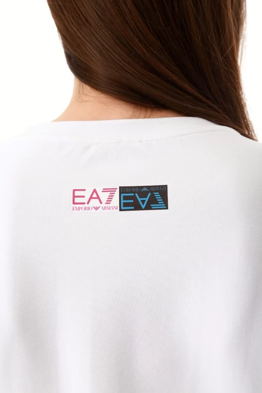 Свитшот EA7 Emporio Armani белого цвета (3LTM29 TJFSZ 1100)