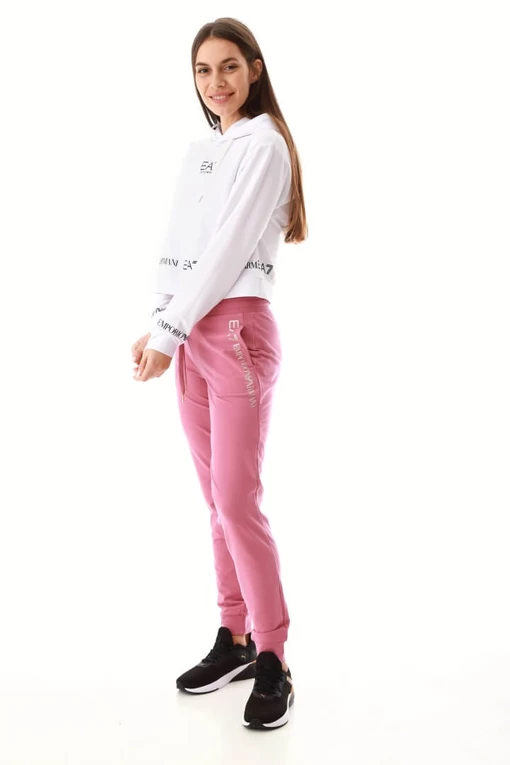 Спортивні штани EA7 Emporio Armani рожевого кольору