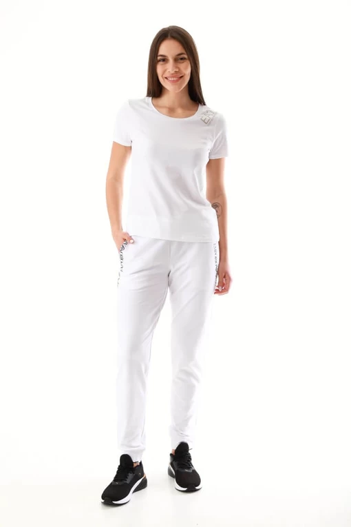 Футболка EA7 Emporio Armani білого кольору (3LTT06 TJCRZ 1100)