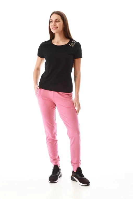 Футболка EA7 Emporio Armani черного цвета (3LTT06 TJCRZ 1200)