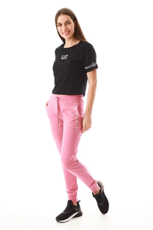 Футболка EA7 Emporio Armani чорного кольору (3LTT08 TJCRZ 1200)