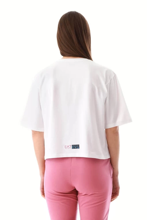 Футболка EA7 Emporio Armani білого кольору (3LTT15 TJFKZ 1100)