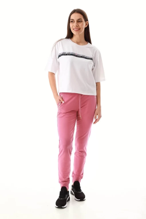 Футболка EA7 Emporio Armani білого кольору (3LTT15 TJFKZ 1100)