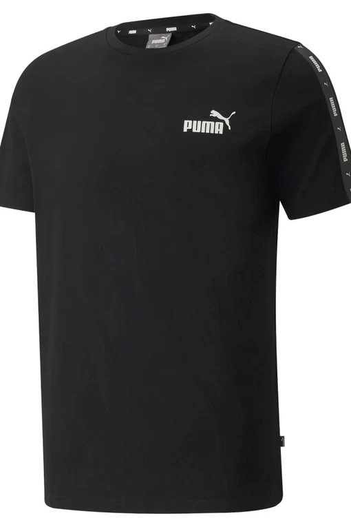 Футболка чоловіча Puma ESS+ Tape Tee чорного кольору