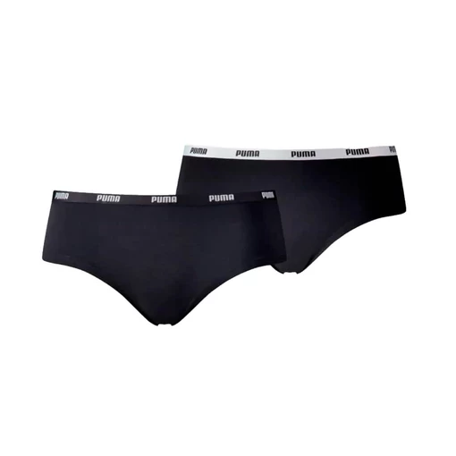 Нижня білизна жіноча Puma Women's Hipster 2 Pack2Р чорного кольору