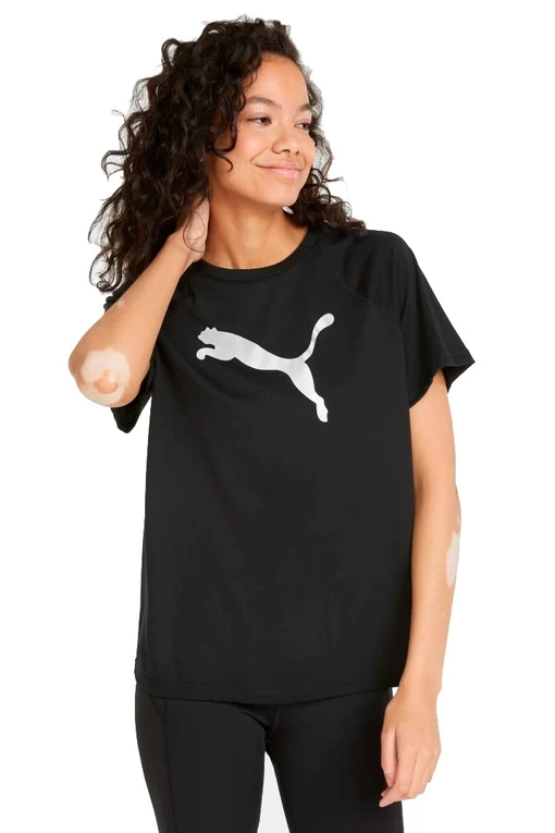 Футболка Puma Evostripe Tee чорного кольору (84707001)