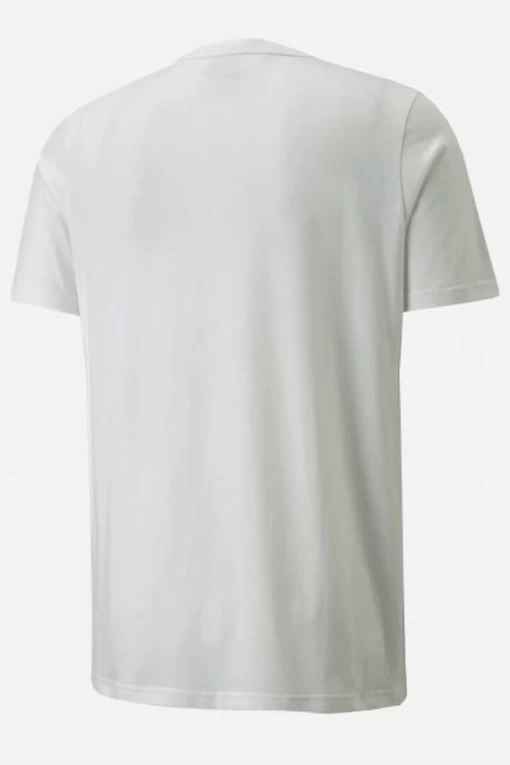 Футболка мужская Puma ESS+ Tape Tee белого цвета