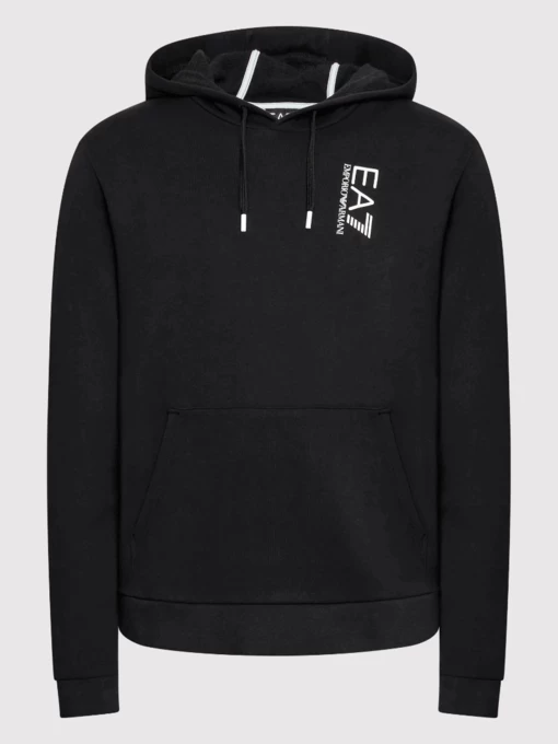 Толстовка мужская EA7 Emporio Armani черного цвета (6LPM57 PJHDZ 1200)