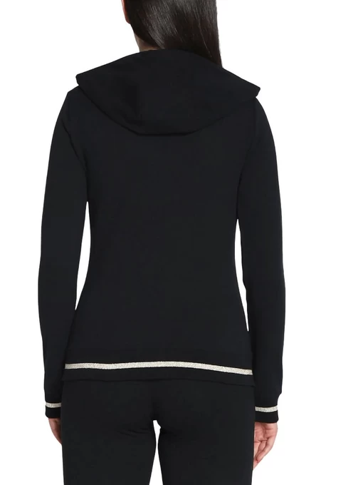 Спортивный костюм женский EA7 Emporio Armani черного цвета (6LTV53 TJCQZ 1200)