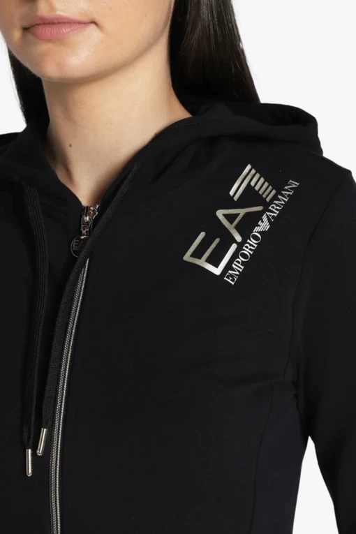 Спортивный костюм женский EA7 Emporio Armani черного цвета (6LTV53 TJCQZ 1200)