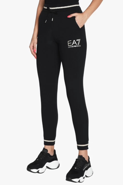 Спортивный костюм женский EA7 Emporio Armani черного цвета (6LTV53 TJCQZ 1200)