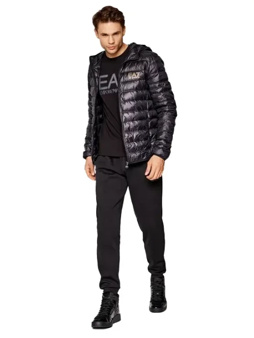 Пуховик мужской EA7 Emporio Armani Down Jasket черного цвета (8NPB02 PN29Z 0208)