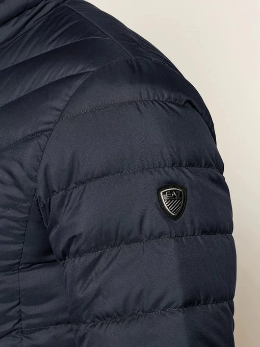 Куртка пуховик чоловіча EA7 Emporio Armani синього кольору (8NPB06 PNE1Z 1578)