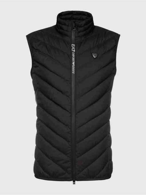 Жилетка мужская EA7 Emporio Armani черного цвета