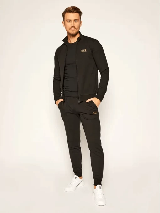 Спортивний костюм чоловічий EA7 Emporio Armani чорного кольору (8NPV51 PJ05Z 0208)