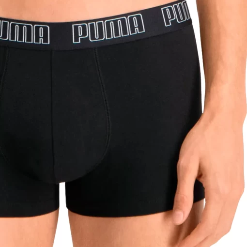 Нижнее белье мужское Puma 2 pack Basic trunk черного цвета