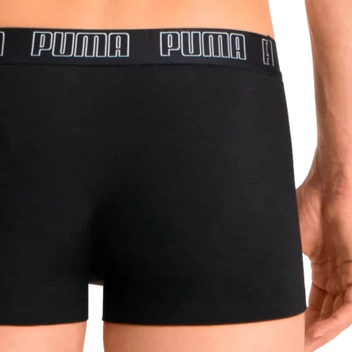 Нижнее белье мужское Puma 2 pack Basic trunk черного цвета