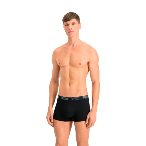 Нижнее белье мужское Puma 2 pack Basic trunk черного цвета