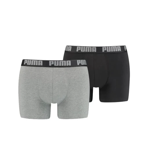 Спідня білизна чоловіча Puma Basic Boxer 2P чорного і сірого кольору