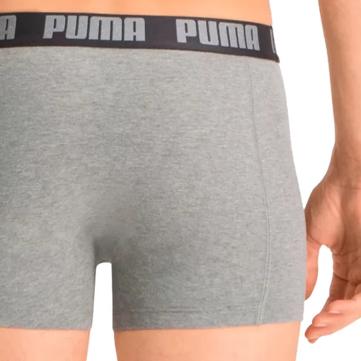 Спідня білизна чоловіча Puma Basic Boxer 2P чорного і сірого кольору