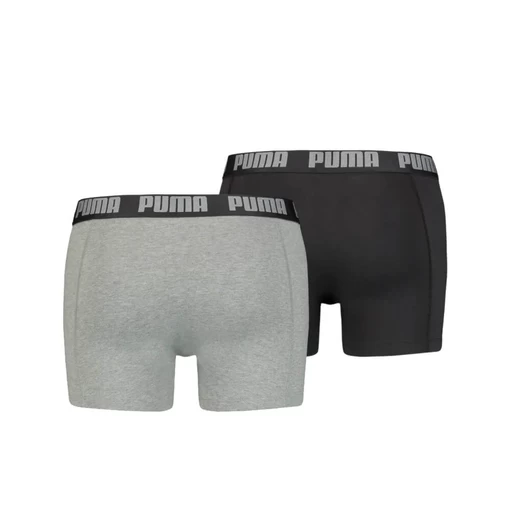 Спідня білизна чоловіча Puma Basic Boxer 2P чорного і сірого кольору