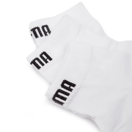 Носки мужские-женские Puma Unisex Quarter Plain 3P белого цвета